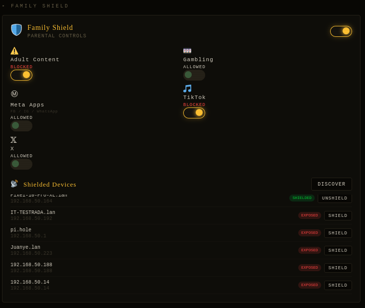 GhostPort Family Shield